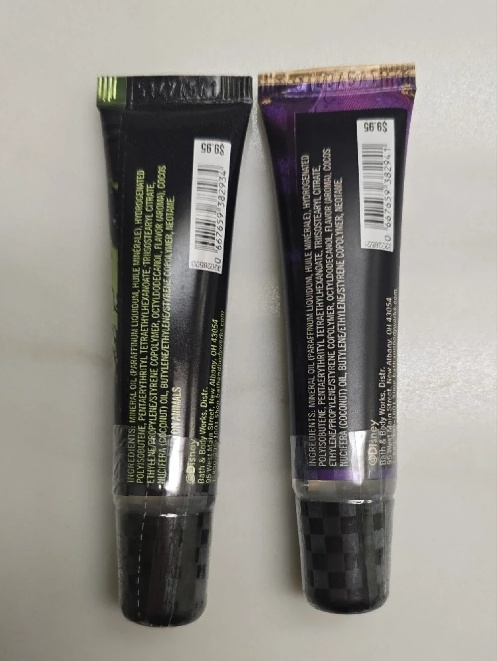 Bath & Body Works Disney Clear Lip Gloss 2 Tubes New & Sealed